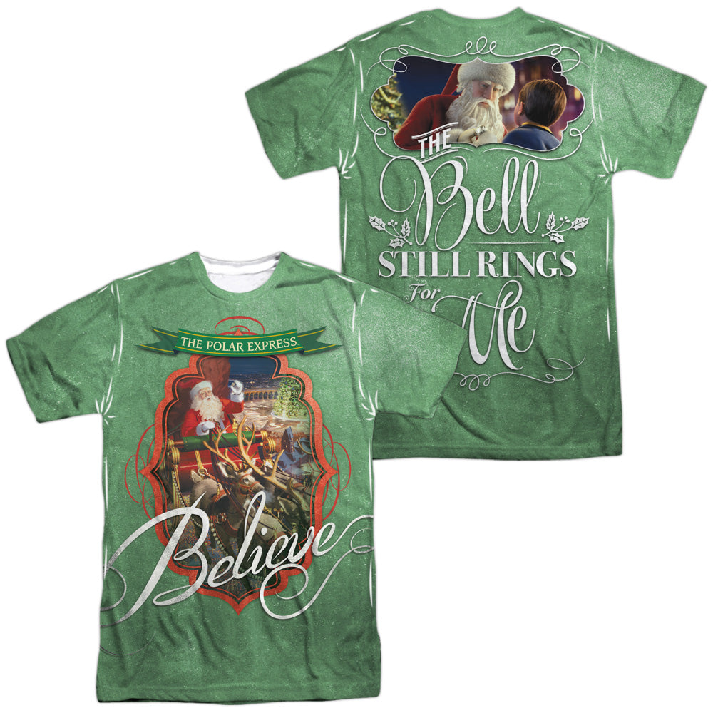 POLAR EXPRESS/SANTA (FRONT/BACK PRINT) - S/S ADULT POLY CREW - MULTI