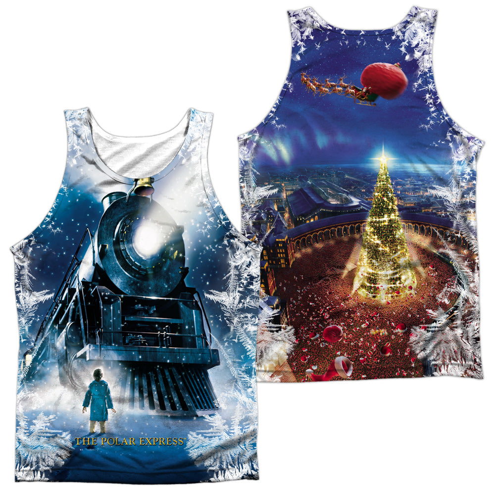 POLAR EXPRESS/JOURNEY (FRONT/BACK PRINT) - ADULT POLY TANK TOP - MULTI