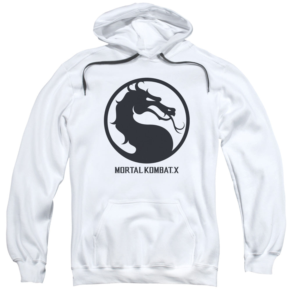 MORTAL KOMBAT X/SEAL - ADULT PULLOVER HOODIE - WHITE