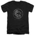 MORTAL KOMBAT X/STONE SEAL - S/S ADULT V-NECK 30/1 - BLACK