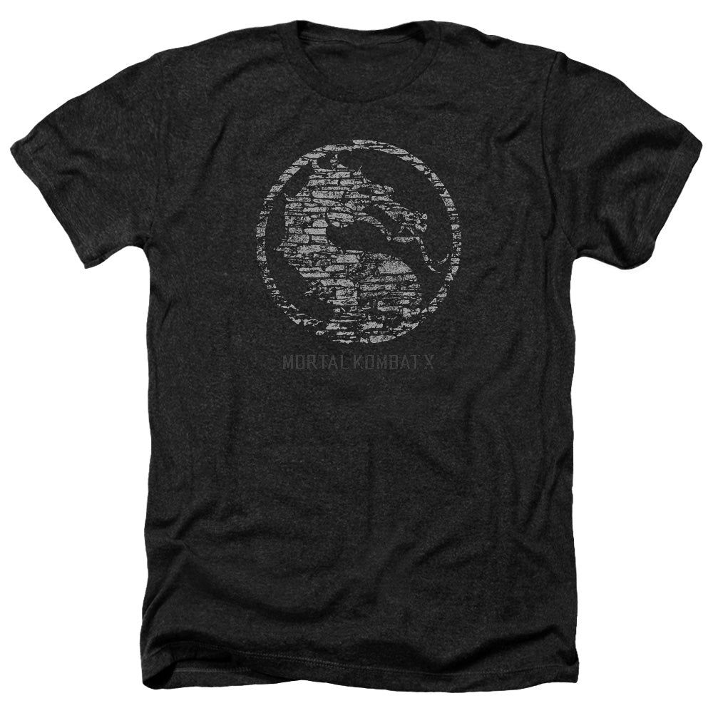 MORTAL KOMBAT X/STONE SEAL - ADULT HEATHER - BLACK