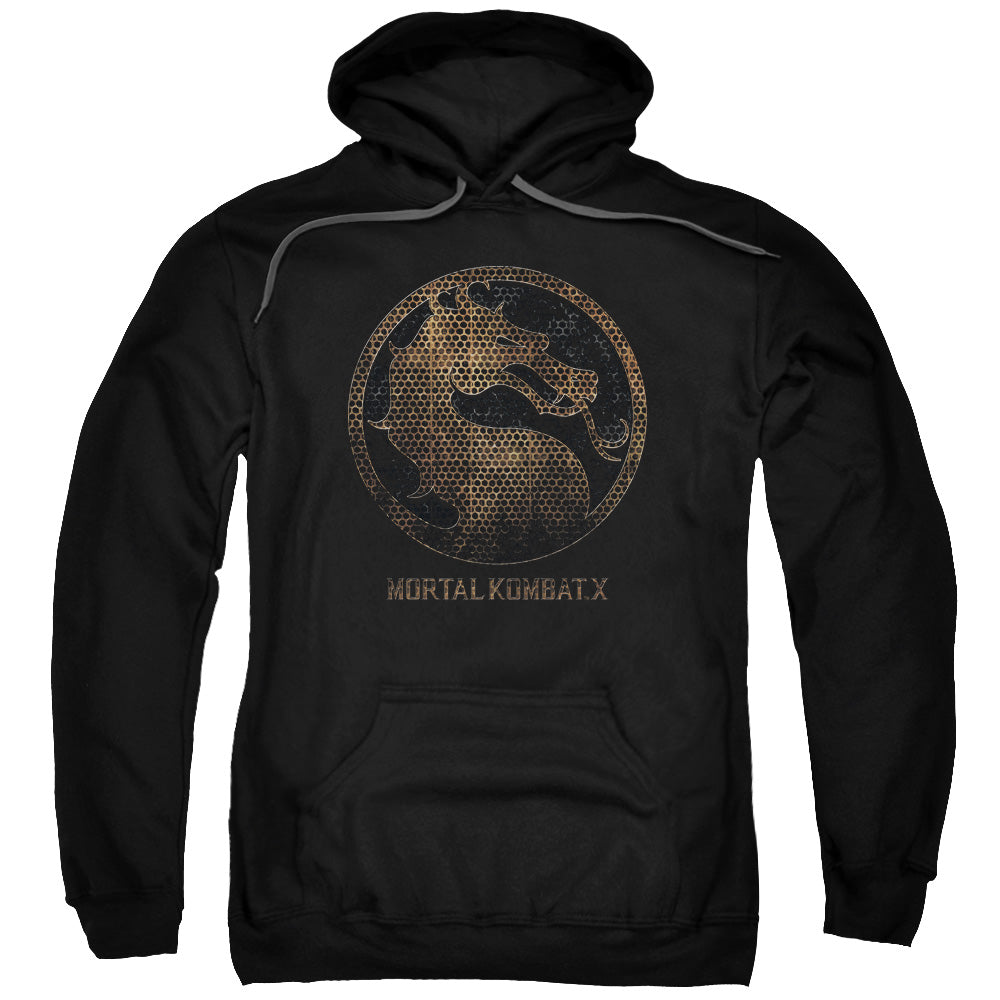 MORTAL KOMBAT X/METAL SEAL - ADULT PULLOVER HOODIE - BLACK
