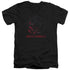 MORTAL KOMBAT X/BLOODY SEAL - S/S ADULT V-NECK 30/1 - BLACK