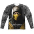 MORTAL KOMBAT X/FINISH HIM (FRONT/BACK PRINT) - L/S ADULT POLY CREW  - MULTI