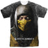 MORTAL KOMBAT X/FINISH HIM (FRONT/BACK PRINT) - S/S ADULT POLY CREW - MULTI