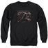 MORTAL KOMBAT X/SCORPION LUNGE - ADULT CREWNECK SWEATSHIRT - BLACK