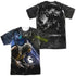MORTAL KOMBAT X/THREE OF A KIND (FRONT/BACK PRINT) - S/S ADULT POLY CREW - MULTI