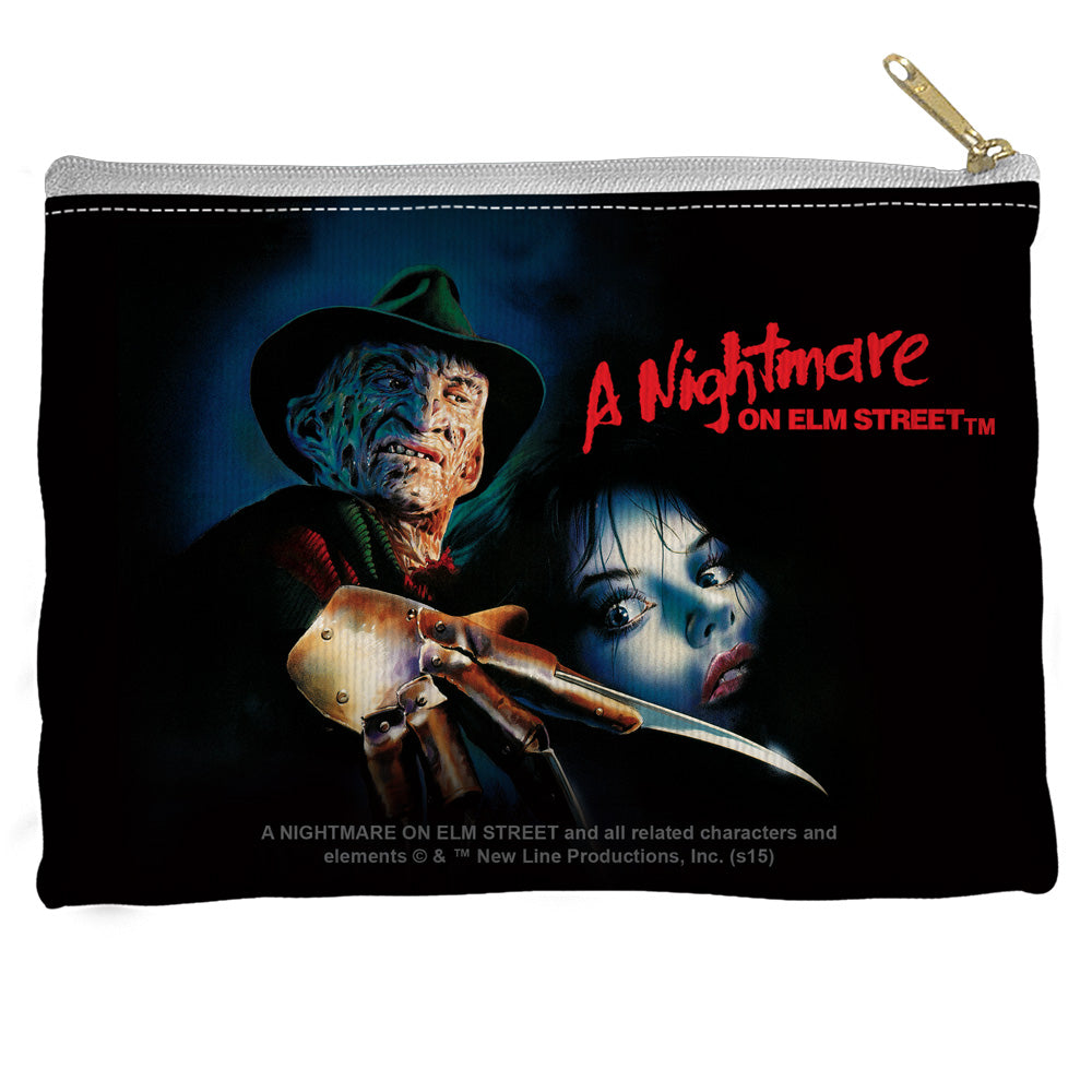 NIGHTMARE ON ELM STREET/FREDDY POSTER - STRAIGHT BOTTOM ACCESSORY POUCH