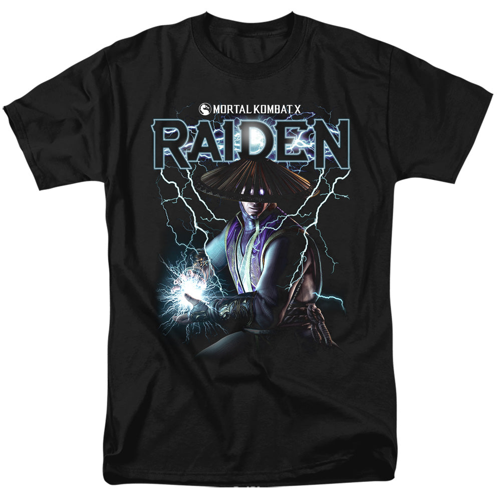 MORTAL KOMBAT/RAIDEN - S/S ADULT 18/1 - BLACK