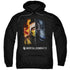 MORTAL KOMBAT/FIRE AND ICE - ADULT PULLOVER HOODIE - BLACK