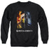 MORTAL KOMBAT/FIRE AND ICE - ADULT CREWNECK SWEATSHIRT - BLACK