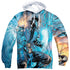 MORTAL KOMBAT/KOMBAT COMIC (FRONT/BACK PRINT) - ADULT POLY PULLOVER HOODIE - MULTI