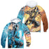 MORTAL KOMBAT/KOMBAT COMIC (FRONT/BACK PRINT) - ADULT POLY PULLOVER HOODIE - MULTI