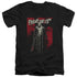 FRIDAY THE 13TH/DRIP - S/S ADULT V-NECK 30/1 - BLACK