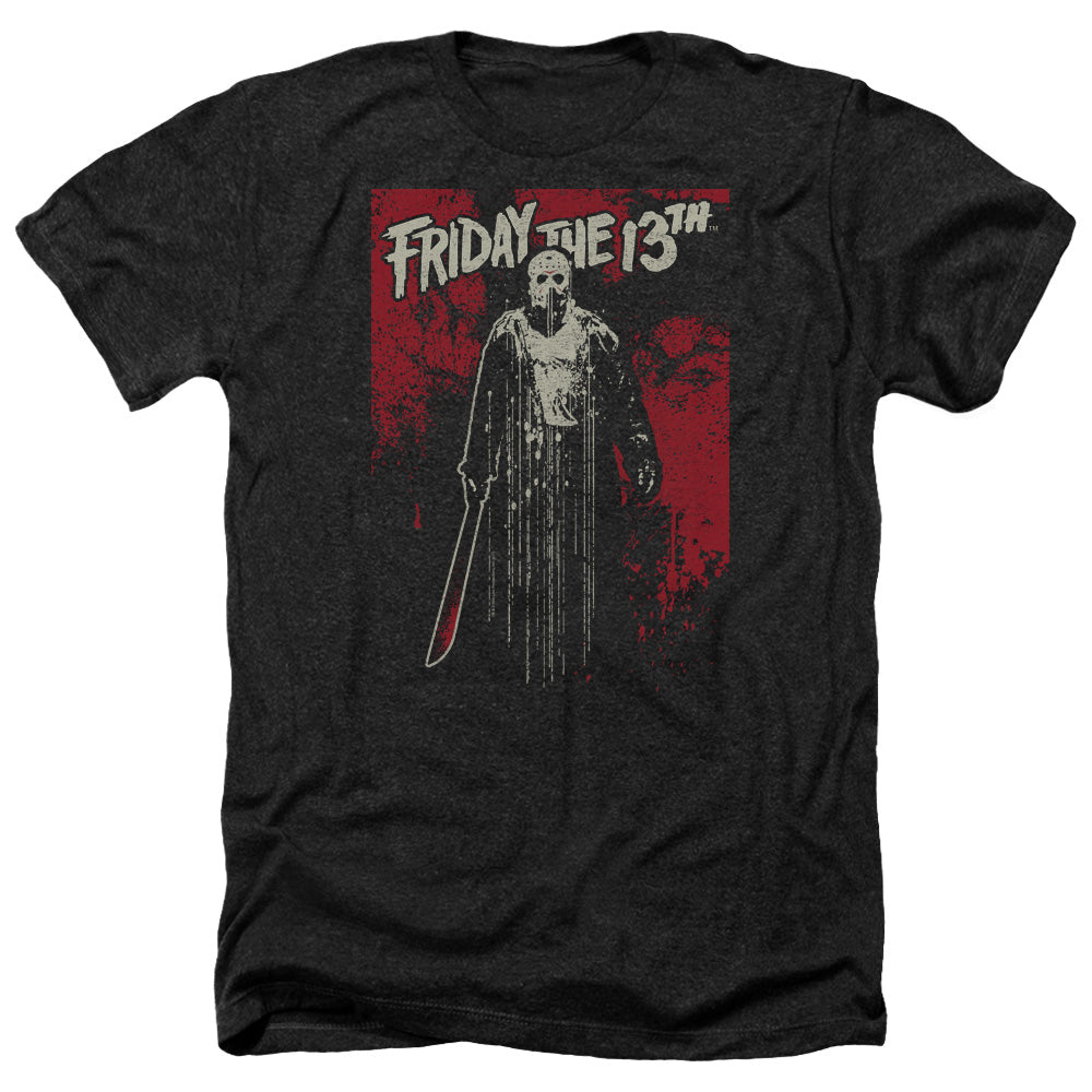 FRIDAY THE 13TH/DRIP - ADULT HEATHER - BLACK