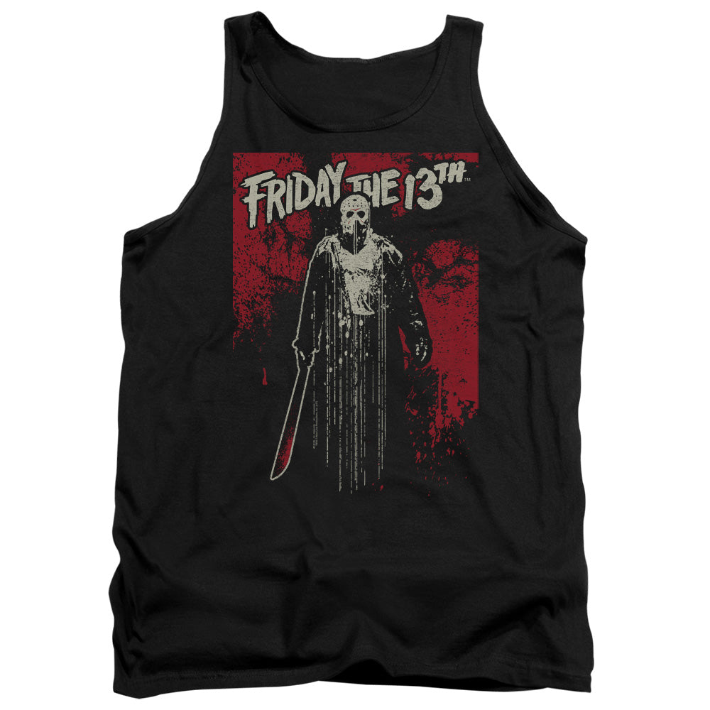 FRIDAY THE 13TH/DRIP - ADULT TANK - BLACK