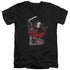 FRIDAY THE 13TH/CABIN - S/S ADULT V-NECK 30/1 - BLACK