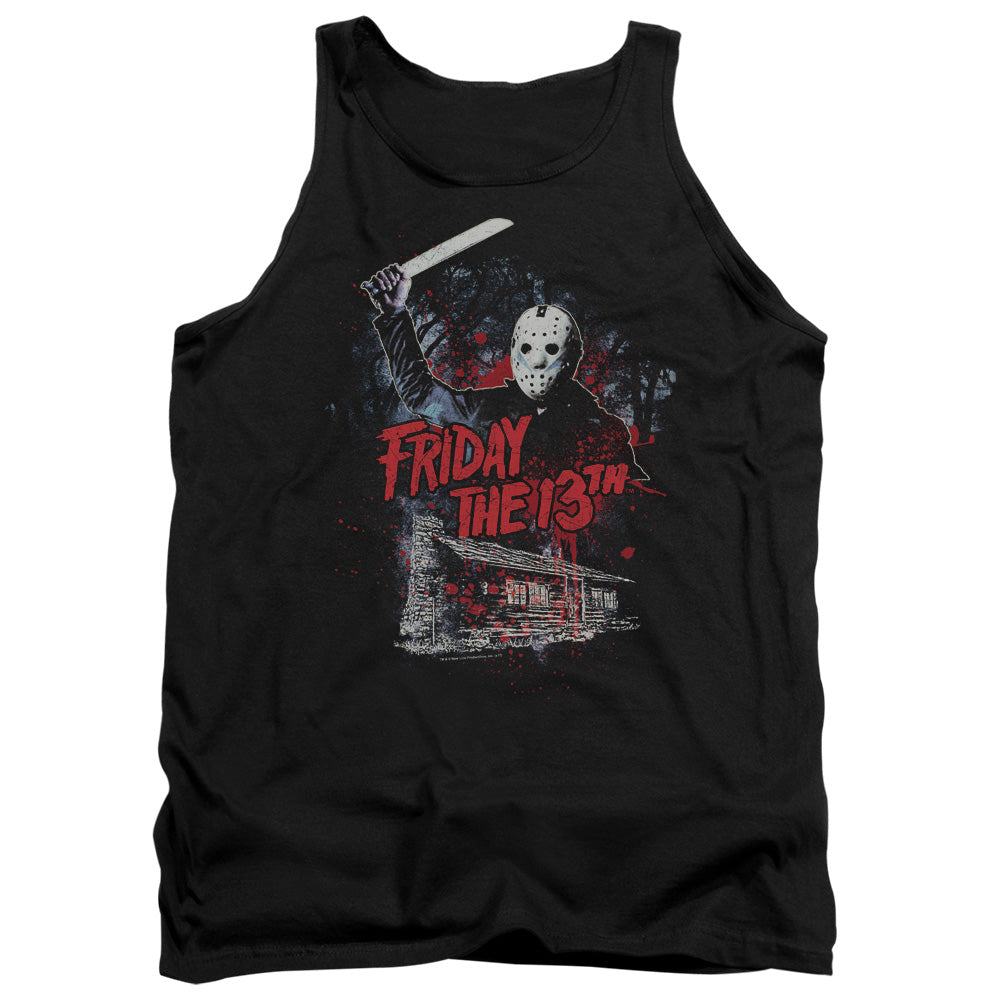 FRIDAY THE 13TH/CABIN - ADULT TANK - BLACK