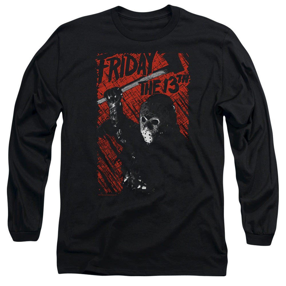 FRIDAY THE 13TH/JASON LIVES -  L/S ADULT 18/1  - BLACK