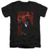 FRIDAY THE 13TH/JASON LIVES - S/S ADULT V-NECK 30/1 - BLACK
