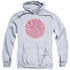 WILLY WONKA AND THE CHOCOLATE FACTORY/CIRCLE LOGO - ADULT PULLOVER HOODIE - ATHLETIC HEATHER