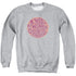 WILLY WONKA AND THE CHOCOLATE FACTORY/CIRCLE LOGO - ADULT CREWNECK SWEATSHIRT - ATHLETIC HEATHER