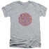 WILLY WONKA AND THE CHOCOLATE FACTORY/CIRCLE LOGO - S/S ADULT V-NECK 30/1 - ATHLETIC HEATHER