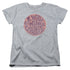 WILLY WONKA AND THE CHOCOLATE FACTORY/CIRCLE LOGO - S/S WOMENS TEE - ATHLETIC HEATHER