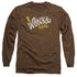 WILLY WONKA AND THE CHOCOLATE FACTORY/WONKA LOGO -  L/S ADULT 18/1  - COFFEE
