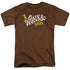 WILLY WONKA AND THE CHOCOLATE FACTORY/WONKA LOGO - S/S ADULT 18/1 - COFFEE
