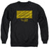 WILLY WONKA AND THE CHOCOLATE FACTORY/GOLDEN TICKET - ADULT CREWNECK SWEATSHIRT - BLACK