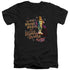 WILLY WONKA AND THE CHOCOLATE FACTORY/MUSIC MAKERS - S/S ADULT V-NECK 30/1 - BLACK