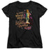 WILLY WONKA AND THE CHOCOLATE FACTORY/MUSIC MAKERS - S/S WOMENS TEE - BLACK