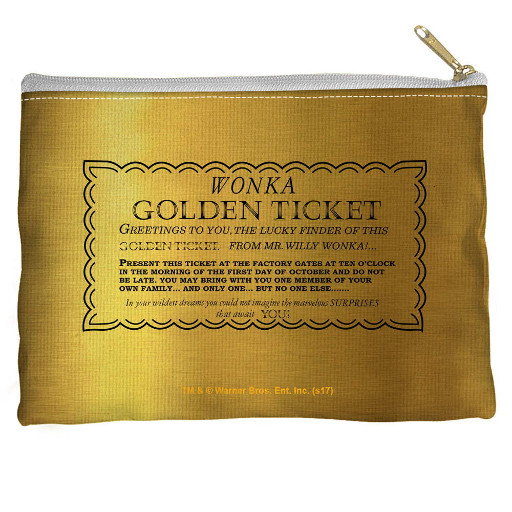 WILLY WONKA AND THE CHOCOLATE FACTORY/I GOT A GOLDEN TICKET - STRAIGHT BOTTOM ACCESSORY POUCH