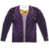 WILLY WONKA AND THE CHOCOLATE FACTORY/WONKA COSTUME (FRONT/BACK PRINT) - L/S ADULT POLY CREW  - MULTI