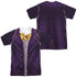 WILLY WONKA AND THE CHOCOLATE FACTORY/WONKA COSTUME (FRONT/BACK PRINT) - S/S ADULT POLY CREW - MULTI