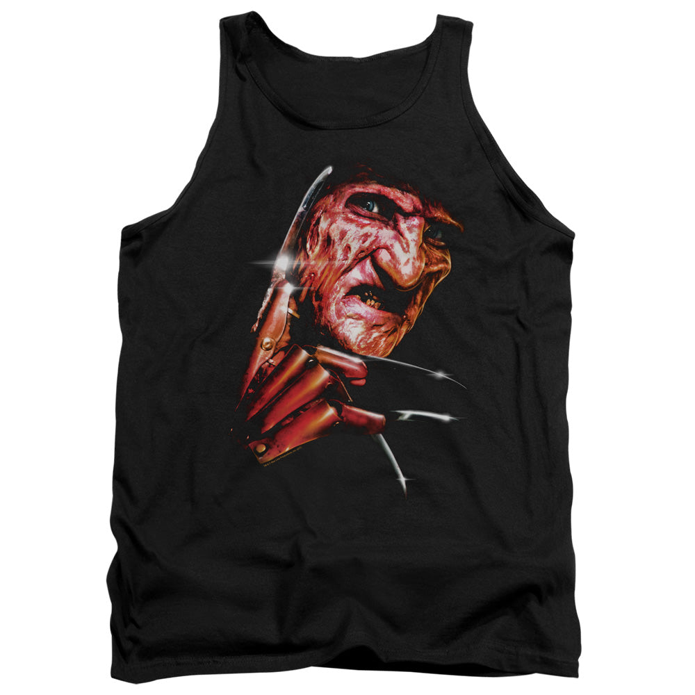 NIGHTMARE ON ELM STREET/FREDDYS FACE - ADULT TANK - BLACK