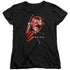 NIGHTMARE ON ELM STREET/FREDDYS FACE - S/S WOMENS TEE - BLACK
