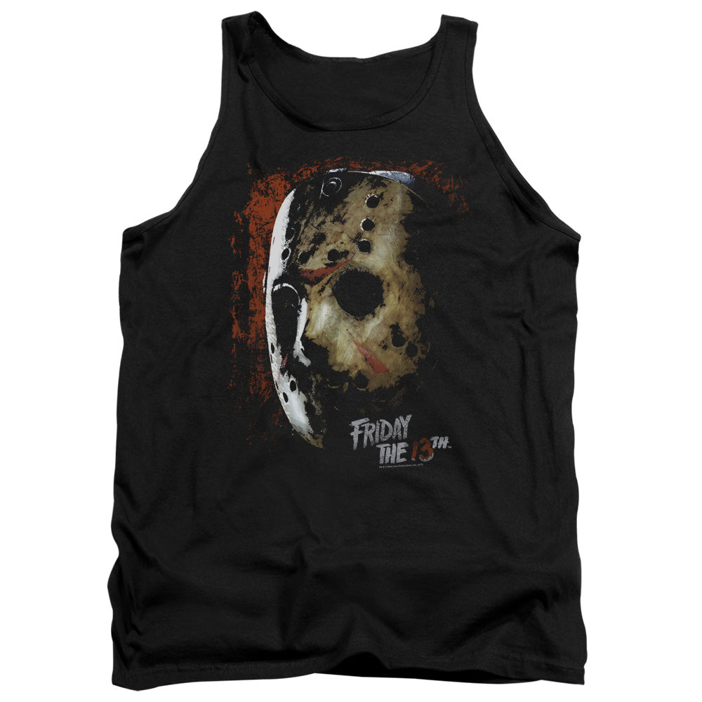 FRIDAY THE 13TH/MASK OF DEATH - ADULT TANK - BLACK
