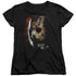 FRIDAY THE 13TH/MASK OF DEATH - S/S WOMENS TEE - BLACK