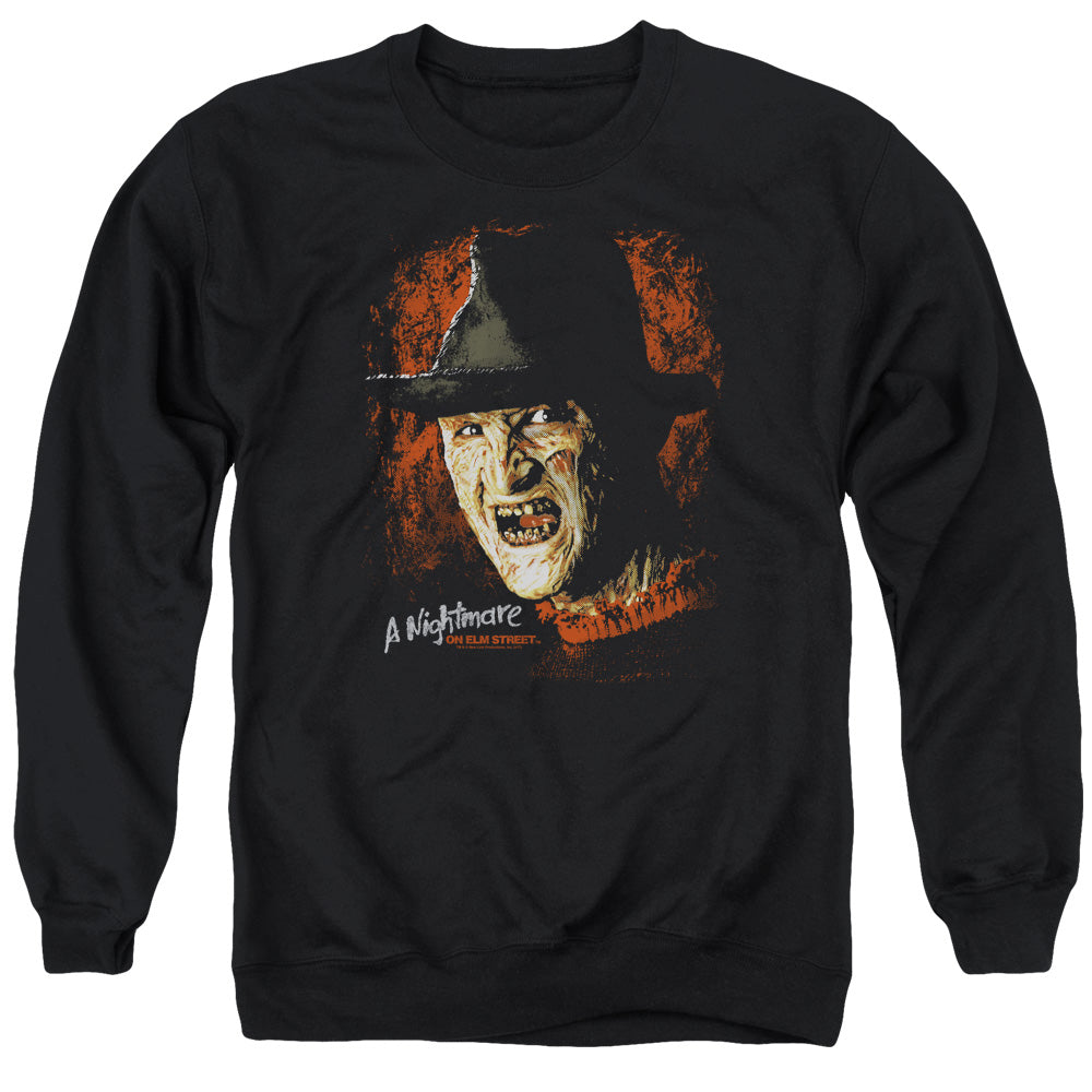 NIGHTMARE ON ELM STREET/WORST NIGHTMARE - ADULT CREWNECK SWEATSHIRT - BLACK