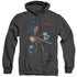 NIGHTMARE ON ELM STREET/ELM STREET POSTER - ADULT HEATHER HOODIE - BLACK