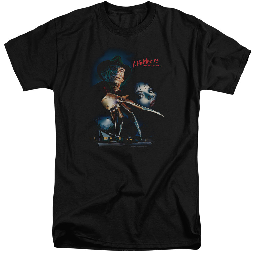 NIGHTMARE ON ELM STREET/ELM STREET POSTER - S/S ADULT TALL 18/1 - BLACK