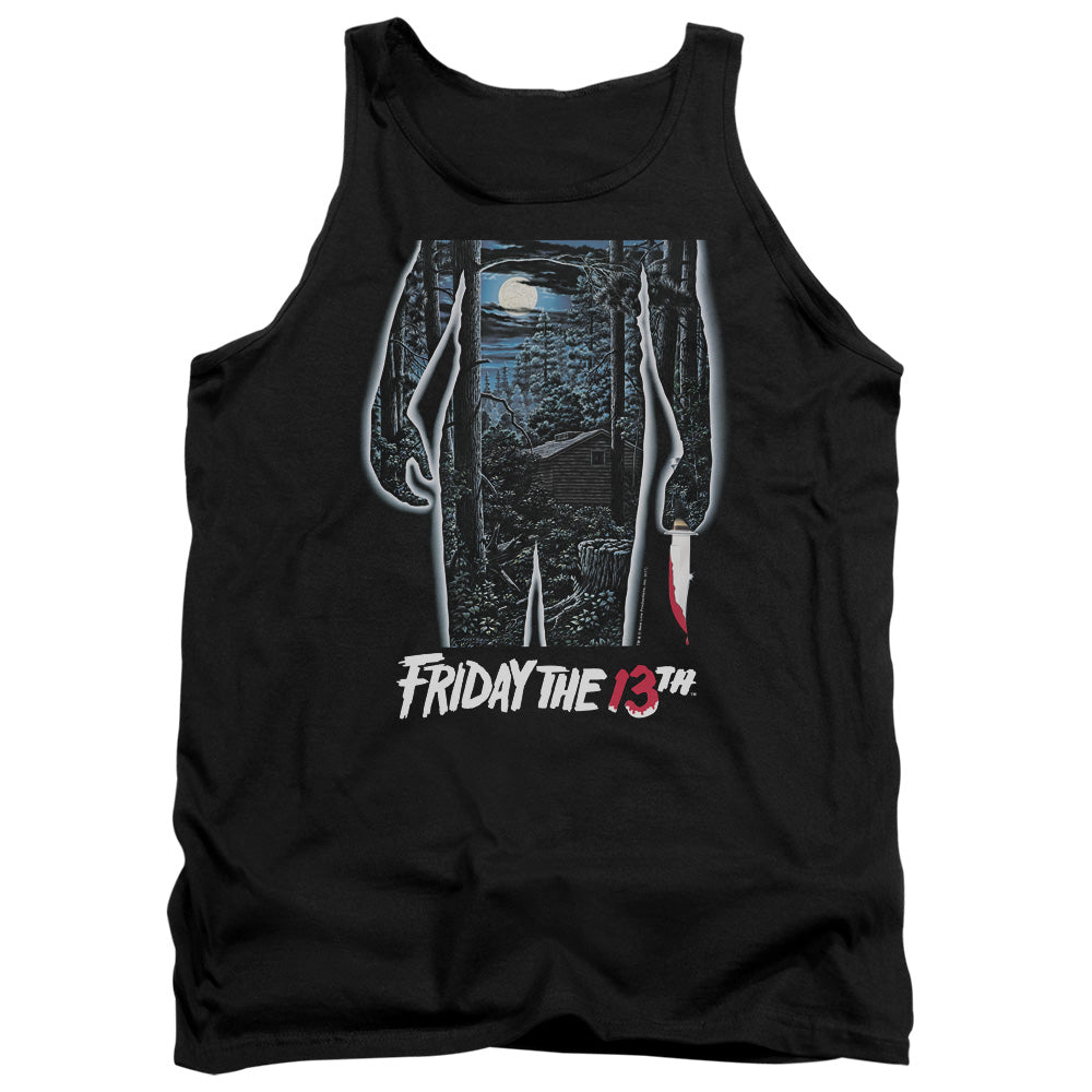 FRIDAY THE 13TH/13TH POSTER - ADULT TANK - BLACK