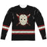 FRIDAY THE 13TH/VOORHEES JERSEY (FRONT/BACK PRINT) - L/S ADULT POLY CREW  - MULTI