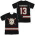 FRIDAY THE 13TH/VOORHEES JERSEY (FRONT/BACK PRINT) - S/S ADULT POLY CREW - MULTI