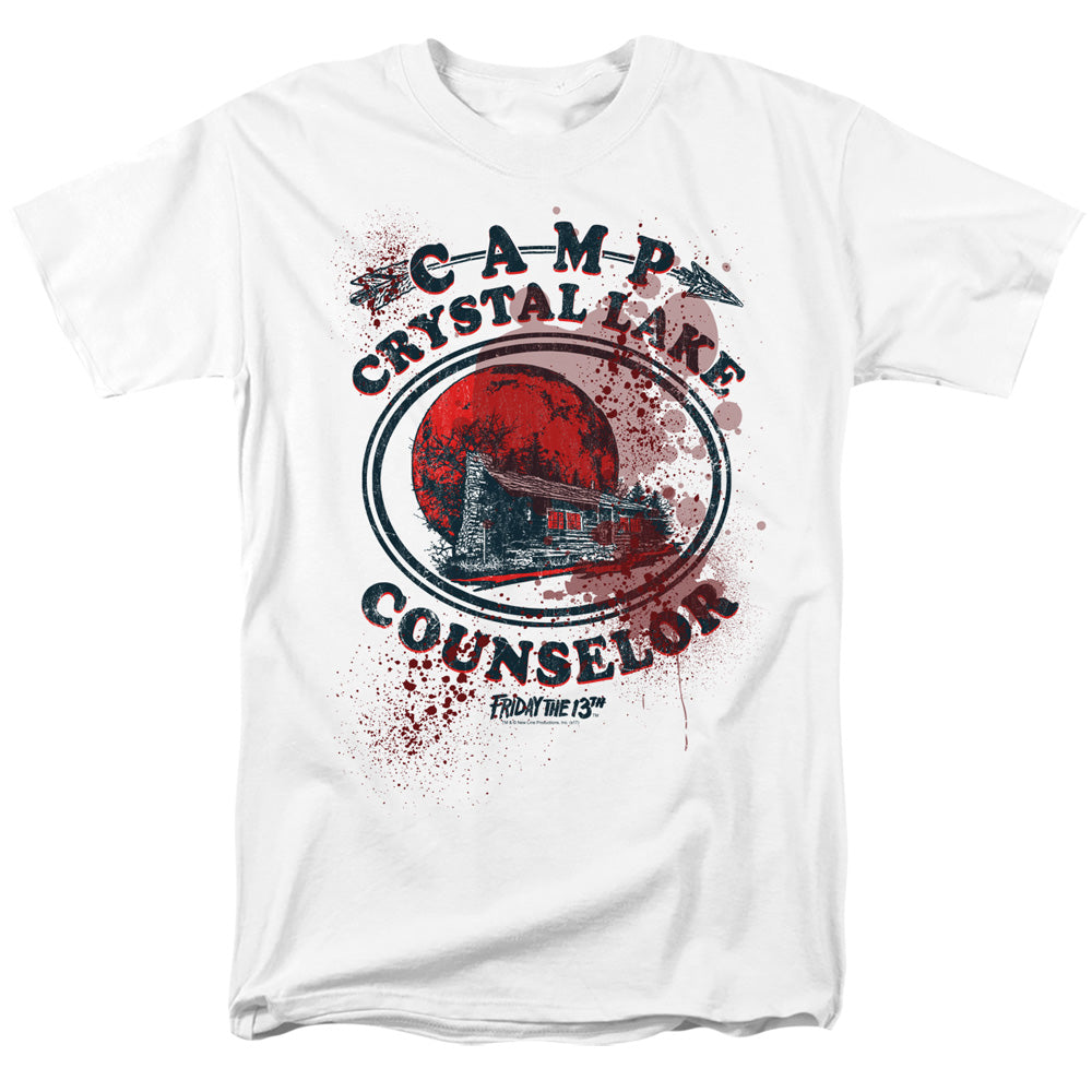 FRIDAY THE 13TH/CAMP COUNSELOR VICTIM - S/S ADULT 18/1 - WHITE