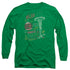 A CHRISTMAS STORY/ITS A MAJOR PRIZE -  L/S ADULT 18/1  - KELLY GREEN