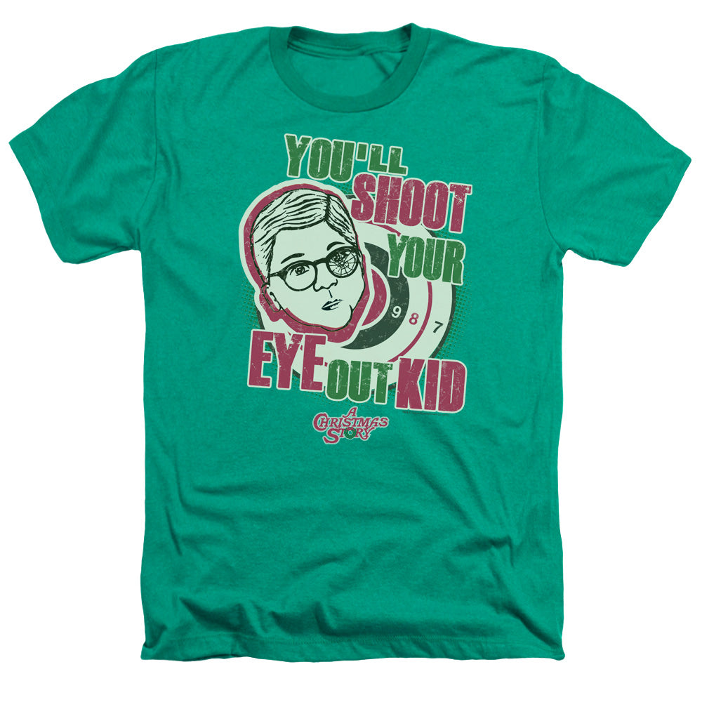 A CHRISTMAS STORY/YOULL SHOOT YOUR EYE OUT - ADULT HEATHER - KELLY GREEN