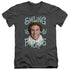 ELF/SMILING - S/S ADULT V-NECK 30/1 - CHARCOAL